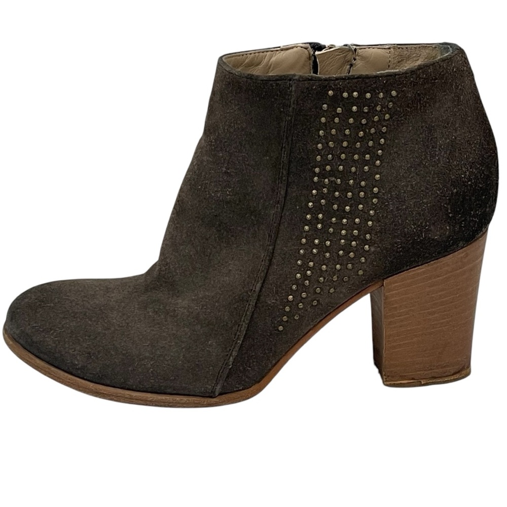 Alberto Fermani Brown Suede Heeled Booties